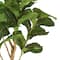 6ft. Artificial Fiddle Leaf Ficus Tree in White Decorative Pot